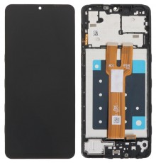 Дисплей для Samsung A066 Galaxy A06 5G, черный, с рамкой, Original (PRC)