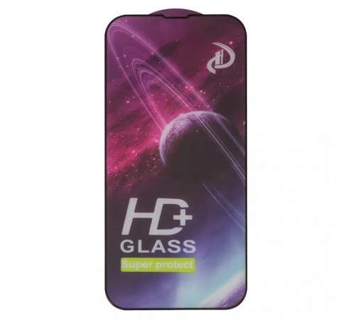 Захисне скло ASP для Apple iPhone 13 Pro Max, iPhone 14 Plus, сумісне з чохлом, Full Glue, чорне 