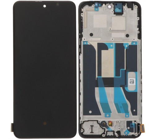Дисплей для Realme 12 Plus, чорний, з рамкою, Original (PRC)