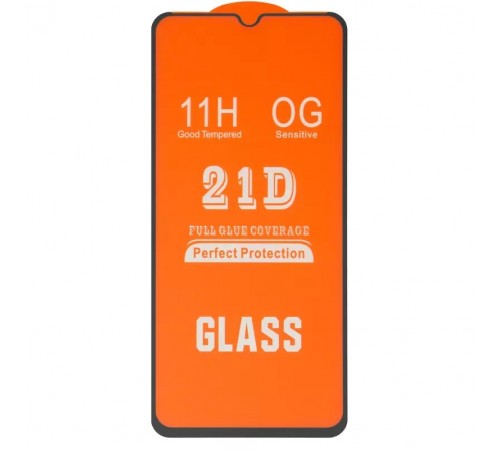 Защитное стекло для Oppo A18, A38, A77 4G, A77s, совместимо с чехлом, Full Glue, (без упаковки), черный