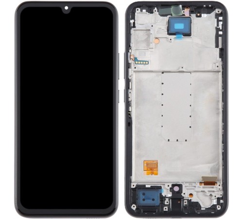 Дисплей для Samsung A346 Galaxy A34 5G, серый (Graphite), с рамкой, High Copy (OLED)