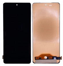 Дисплей для Samsung M526 Galaxy M52, черный, Best copy, без рамки, Сopy (TFT)