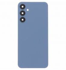 Задняя панель корпуса для Samsung A256 Galaxy A25, голубая (Optimistic Blue) + стекло камеры