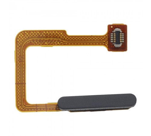 Шлейф для Xiaomi Poco F5, кнопки ввімкнення, сканера відбитка пальця (Touch ID), чорний, Original (PRC)