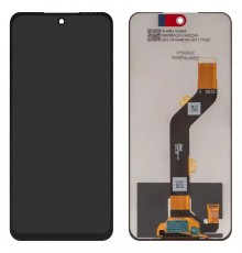 Дисплей для Infinix Hot 30 Play NFC, черный, без рамки, Сopy, X6835B, X6835