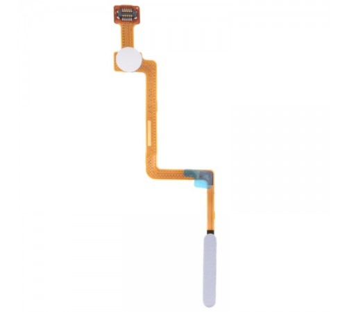 Шлейф для Xiaomi Mi 10T Pro, сканера відбитка пальця (Touch ID), сріблястий (Lunar Silver), Original (PRC)