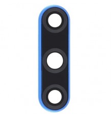 Скло камери для Honor 20 Lite, 10i, 20i, з рамкою, голубе