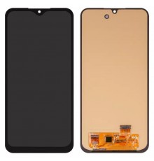 Дисплей для Samsung A155 Galaxy A15, A156 Galaxy A15 5G, M156 Galaxy M15, черный, без рамки, High Copy с широким ободком, (OLED)