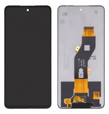 Дисплей для Tecno Pop 8, Spark 20 (KJ5), Spark 20C (BG7), Spark Go (2024) (BG6); Infinix Hot 40i (X6528B), Smart 8 (X6525), черный, без рамки, High Copy FPC6615