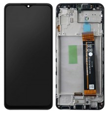 Дисплей для Samsung A236B Galaxy A23 5G, черный, с рамкой, High Сopy, SM-A236U BS066FBM-L01-DK02_R0.0