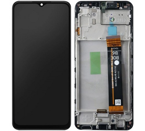 Дисплей для Samsung A236B Galaxy A23 5G, черный, с рамкой, High Сopy, SM-A236U BS066FBM-L01-DK02_R0.0