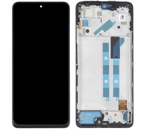 Дисплей для Xiaomi Redmi Note 11 Pro, Redmi Note 11 Pro 5G, черный, с рамкой, Original (PRC) (переклеено стекло)