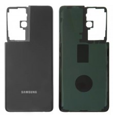 Задня панель корпусу для Samsung G998 Galaxy S21 Ultra 5G, чорна