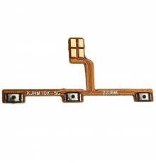Шлейф для Xiaomi Redmi 10X 5G, кнопки включения, кнопок громкости звука