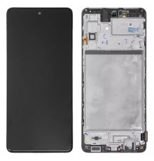 Дисплей для Samsung M515 Galaxy M51, черный, с рамкой, Original (PRC)