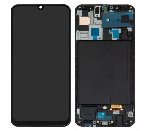 Дисплей для Samsung A505 Galaxy A50, A505F/DS Galaxy A50, черный, с рамкой, Оригинал (переклеено стекло) Дисплей для Samsung A505 Galaxy A50, A505F/DS Galaxy A50, черный, с рамкой, Оригинал (переклеено стекло)