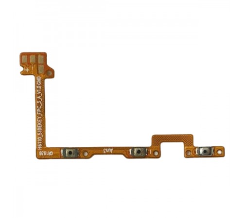 Шлейф для Tecno Spark 4 (KC2/KC8), кнопки включения, кнопок громкости звука