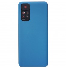 Задняя панель корпуса для Xiaomi Redmi Note 11S, синяя (Twilight Blue) + стекло камеры