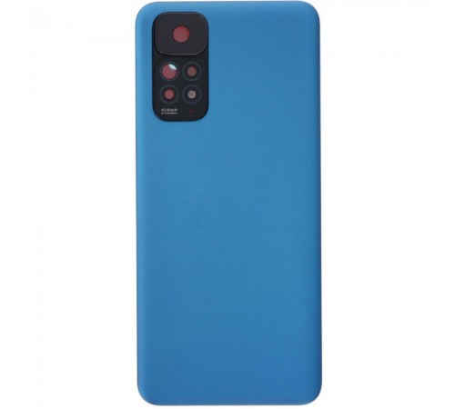 Задняя панель корпуса для Xiaomi Redmi Note 11S, синяя (Twilight Blue) + стекло камеры