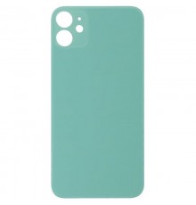 Задняя панель корпуса для iPhone 11, зеленая, не нужно снимать стекло камеры, Original (PRC), big hole