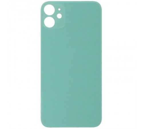 Задняя панель корпуса для iPhone 11, зеленая, не нужно снимать стекло камеры, Original (PRC), big hole