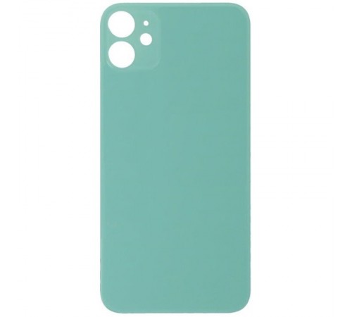 Задняя панель корпуса для iPhone 11, зеленая, не нужно снимать стекло камеры, Original (PRC), big hole Задняя панель корпуса для iPhone 11, зеленая, не нужно снимать стекло камеры, Original (PRC), big hole
