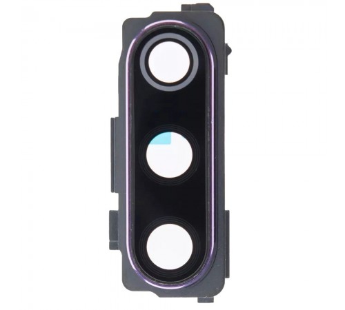 Скло камери для Xiaomi Mi 9, фіолетове (Lavender Violet), з рамкою