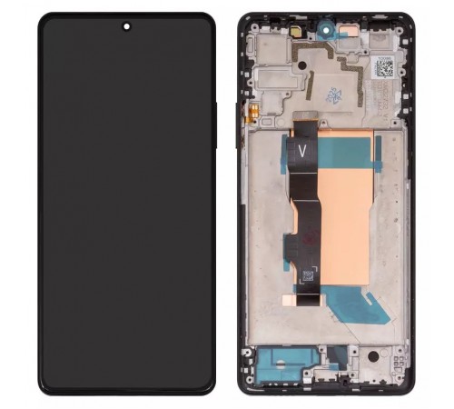 Дисплей для Xiaomi Redmi Note 13 5G, Poco F5, чорний, з рамкою, Original (PRC)  