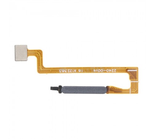 Шлейф для Xiaomi Poco X5 5G, Redmi Note 12 5G, сканера отпечатка пальца (Touch ID), черный (Matte Black), Original (PRC)