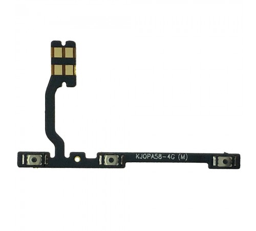 Шлейф для Oppo A58 4G, кнопки включения, кнопок громкости звука