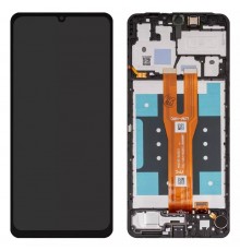 Дисплей для Samsung A065 Galaxy A06, черный, с рамкой, (Box)