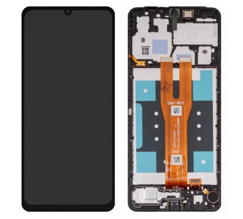 Дисплей для Samsung A065 Galaxy A06, чорний, з рамкою, (Box)