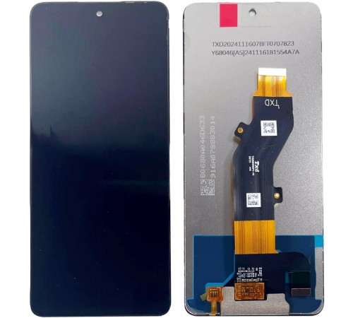 Дисплей для Infinix Hot 50 4G, чорний, без рамки, Original (PRC)