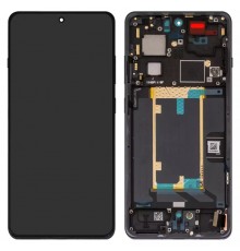 Дисплей для OnePlus 13R, с рамкой, черный, Original (PRC), CPH2645, CPH2691, CPH2647