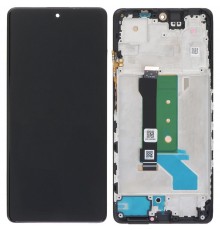 Дисплей для Xiaomi Redmi Note 12 Pro Plus, чорний, з рамкою, Original (PRC)