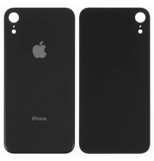 Задняя панель корпуса для iPhone XR, черная, нужно снять стекло камеры, small hole