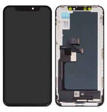 Дисплей для iPhone X, черный, с рамкой, Copy (TFT), ZY, LTPS HD+