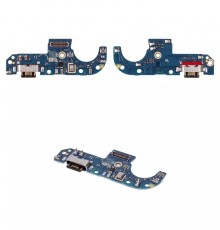 Шлейф для Motorola Moto G42, коннектора зарядки, микрофона, плата зарядки, High Copy