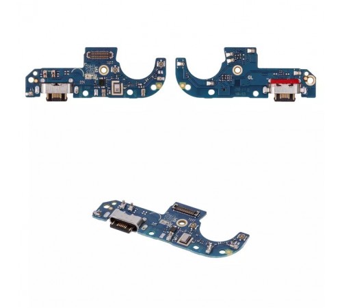 Шлейф для Motorola Moto G42, коннектора зарядки, микрофона, плата зарядки, High Copy