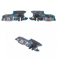 Шлейф для Oppo A17, A17k, коннектора наушників, коннектора зарядки, мікрофона, плата зарядки, High Copy