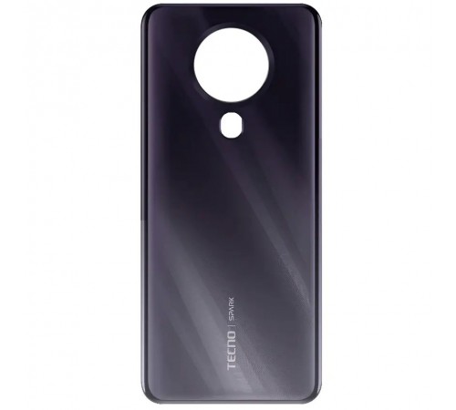 Задняя панель корпуса для Tecno Spark 6 (KE7), черная (Comet Black), Copy