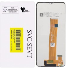 Дисплей для Samsung M127 Galaxy M12, черный, без рамки, Original, сервисная упаковка, SM-M127F_REV0.1, GH82-24491A