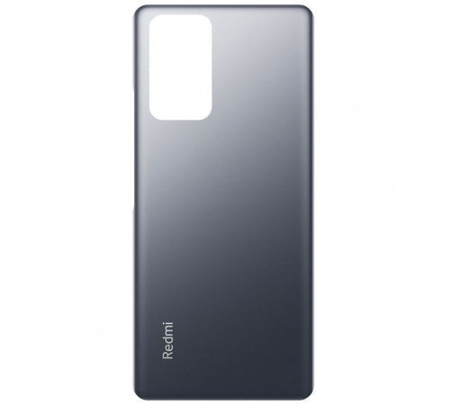 Задня панель корпуса для Xiaomi Redmi Note 10 Pro, Redmi Note 10 Pro Max, сіра (Onyx Gray), глянцева, Copy