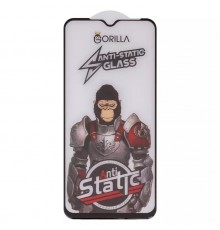 Захисне скло для Samsung A022F Galaxy A02, A025F/DS Galaxy A02s, A032 Galaxy A03 Core, A037 Galaxy A03s, A125F Galaxy A12, A207 Galaxy A20s, M025 Galaxy M02s, M127 Galaxy M12, сумісне з чохлом, Full Glue, Anti-Static, чорний, gorilla