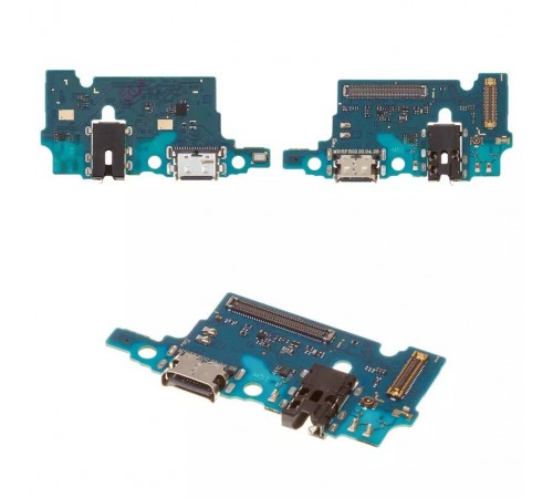 Шлейф для Samsung M515 Galaxy M51, коннектора зарядки, коннектора навушників, мікрофона, плата зарядки, High Copy