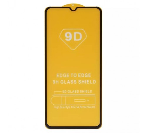 Защитное стекло для Motorola Moto E20 XT2155, совместимо с чехлом, Full Glue, (без упаковки), черный