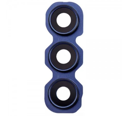 Скло камери для Samsung A356 Galaxy A35 5G, A556 Galaxy A55, синє, з рамкою