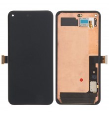 Дисплей для Google Pixel 5, чорний, з рамкою, з динаміком, Original (PRC) (з розбирання)