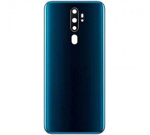 Задня панель корпуса для Oppo A9 (2020), зелена (Marine Green) + скло камери