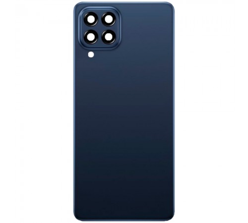 Задня панель корпусу для Samsung M536 Galaxy M53, синя (Blue) + скло камери